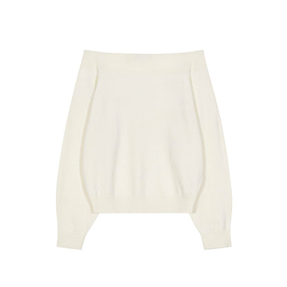 Calem Club Fallen Shoulder Knit Top