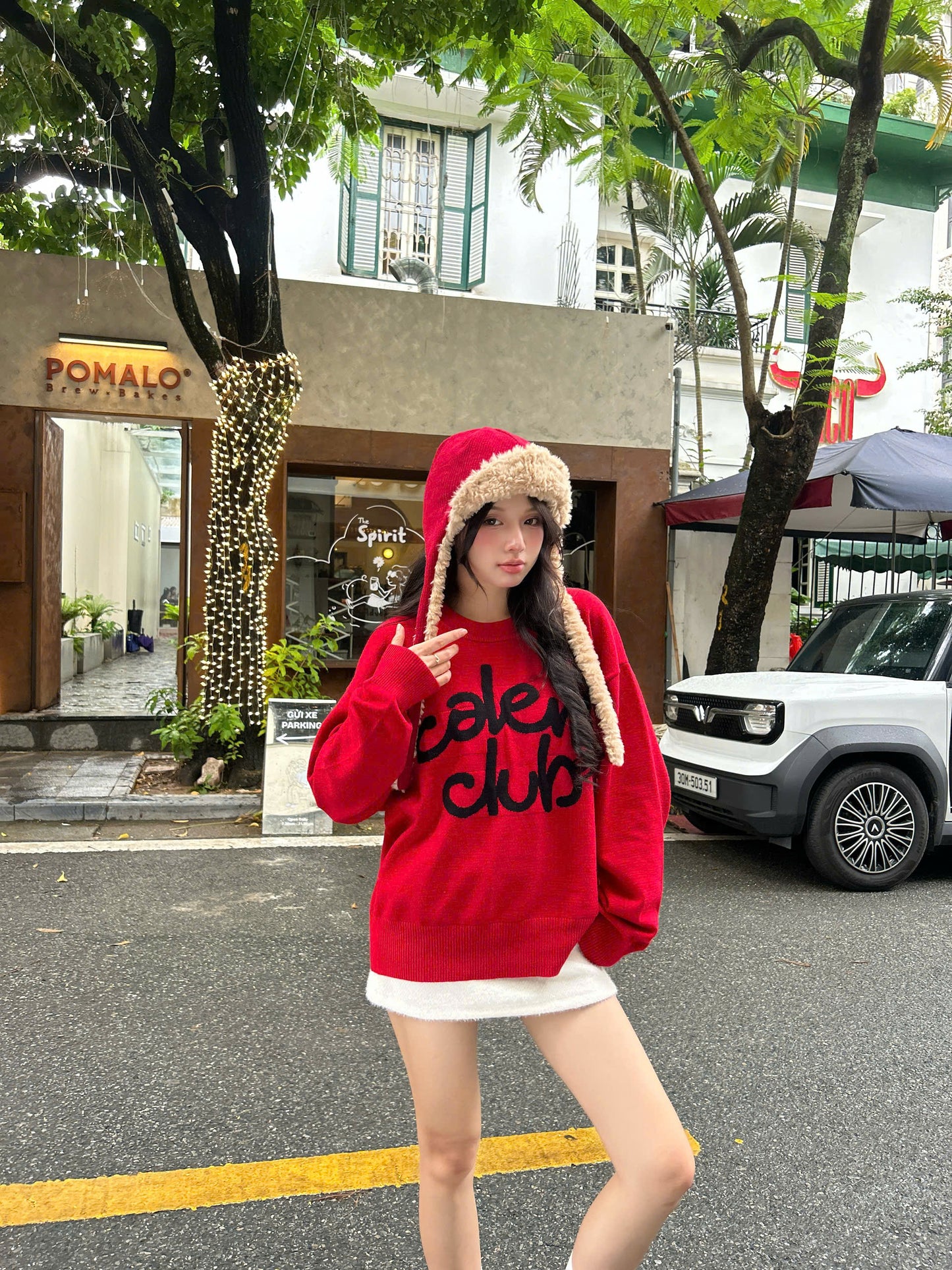 Calem Club Calem Lettered Sweater