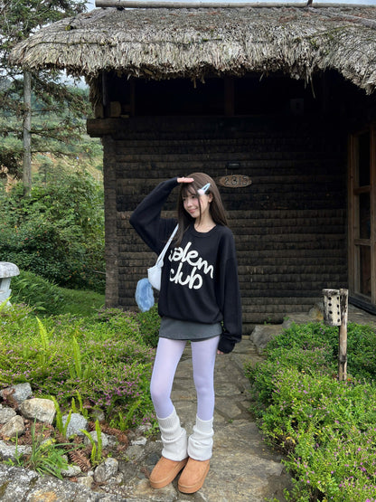Calem Club Calem Lettered Sweater