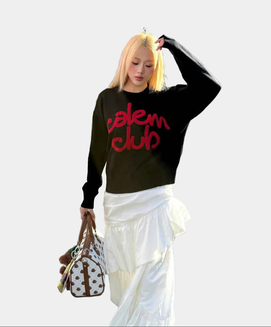 Calem Club Calem Lettered Sweater