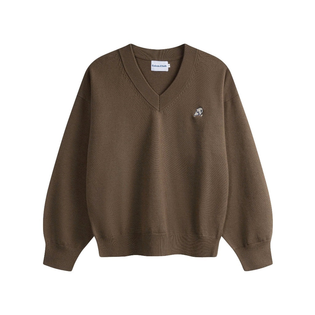 Calem Club Campus V-neck Knit
