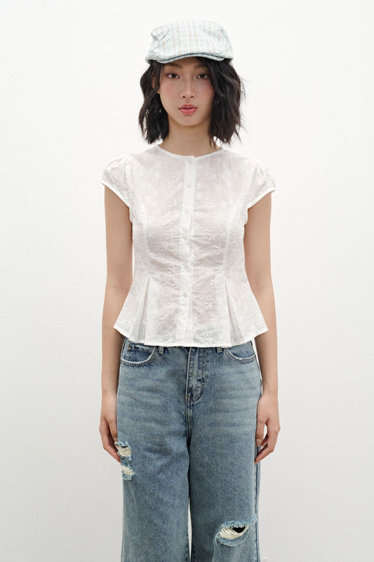 Libe Cap Sleeves Top (Pre-order)