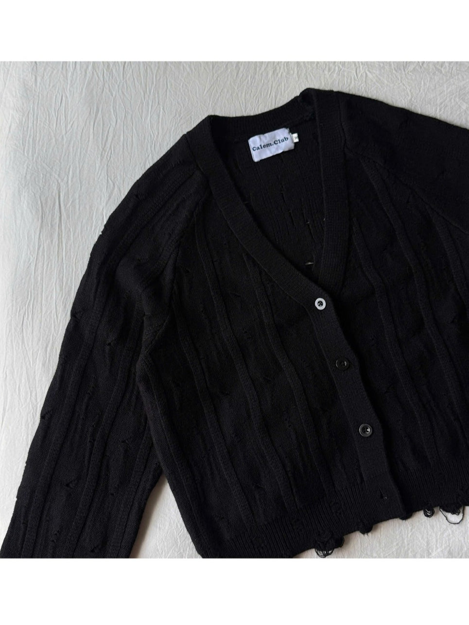 Calem Club Broken-knit Cardigan