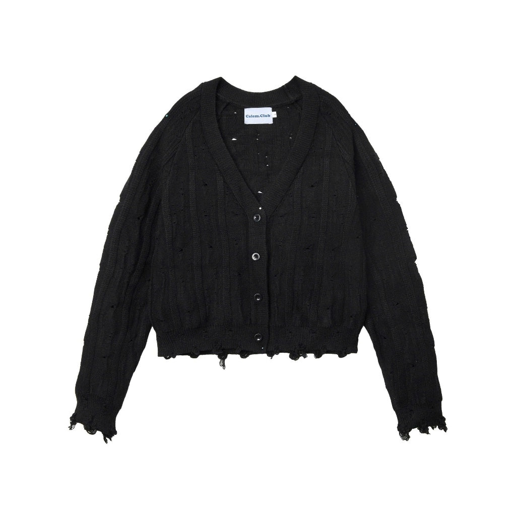 Calem Club Broken-knit Cardigan