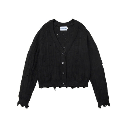 Calem Club Broken-knit Cardigan