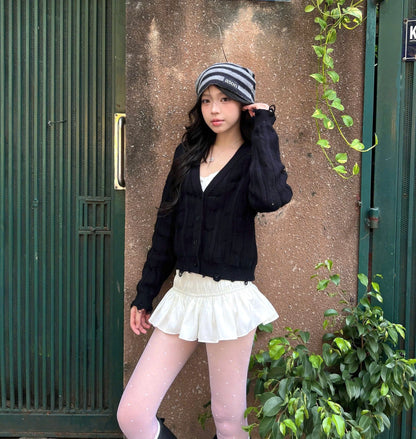 Calem Club Broken-knit Cardigan