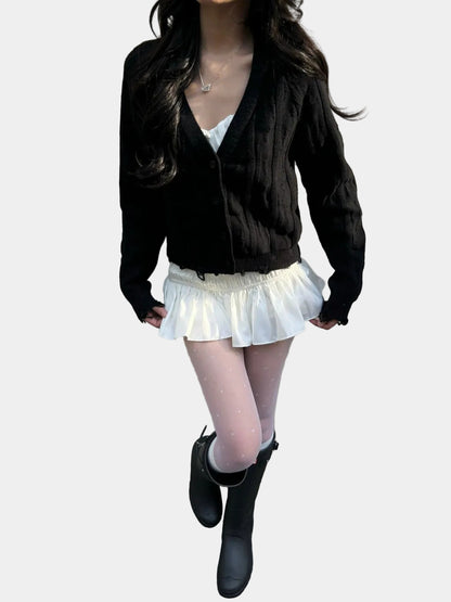 Calem Club Broken-knit Cardigan