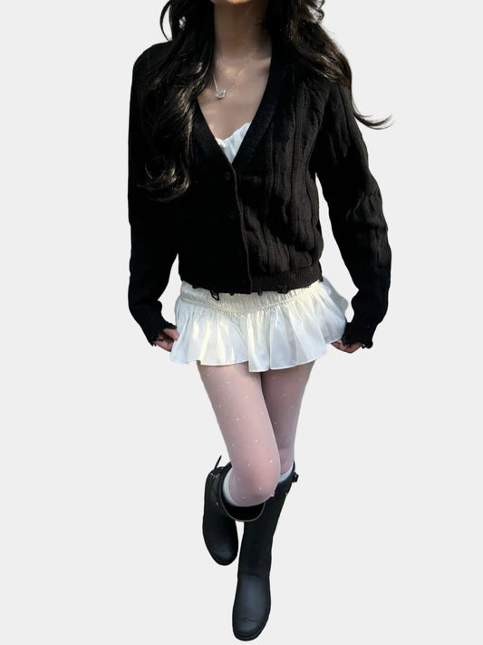 Calem Club Broken-knit Cardigan
