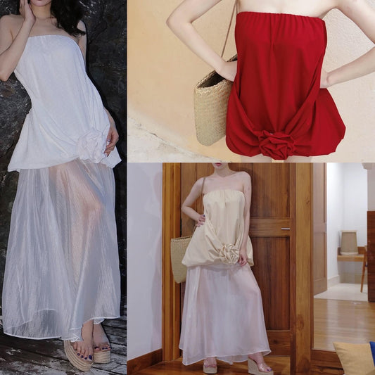 Aguja Chaizo Top & Long Skirt Set (Pre-order)