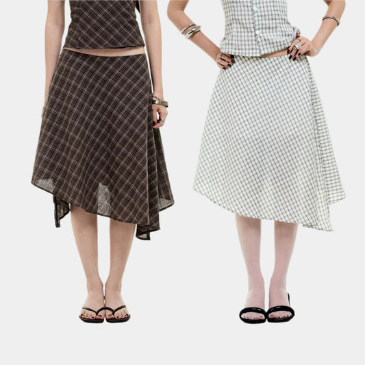 Tus.Atelier Hope Plaid Mini Skirt