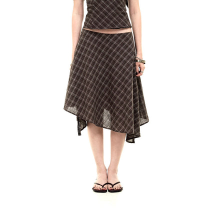 Tus.Atelier Hope Plaid Mini Skirt