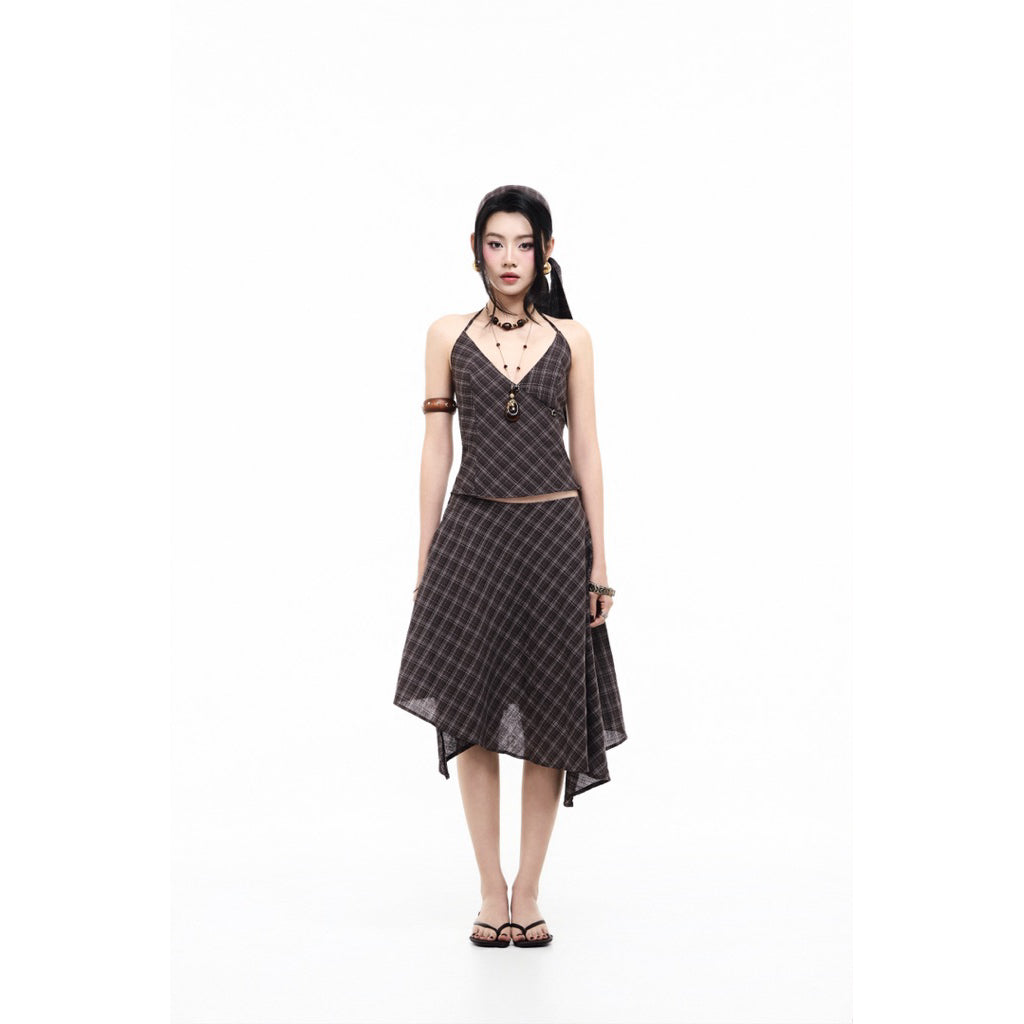 Tus.Atelier Hope Plaid Mini Skirt