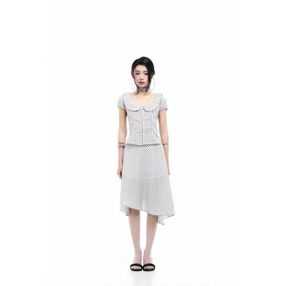 Tus.Atelier Hope Plaid Mini Skirt