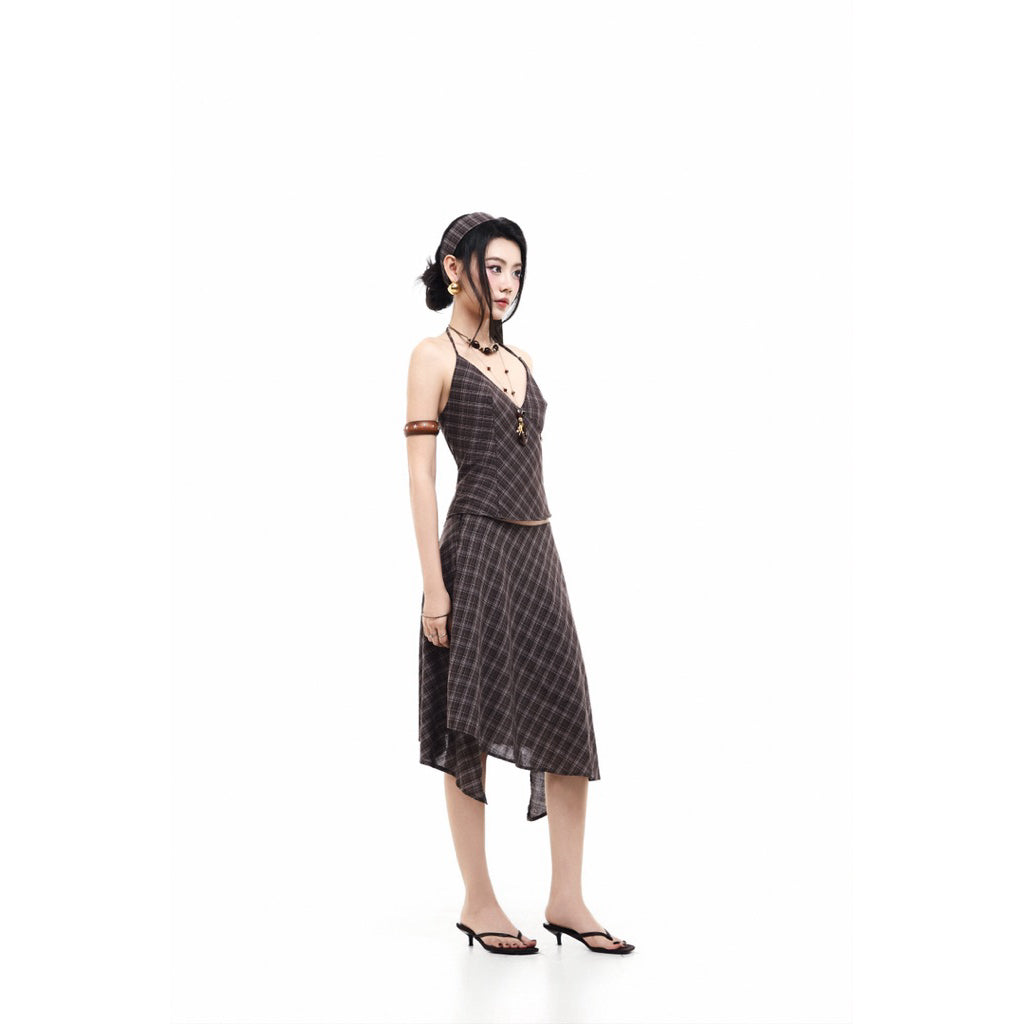 Tus.Atelier Hope Plaid Mini Skirt