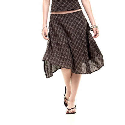 Tus.Atelier Hope Plaid Mini Skirt