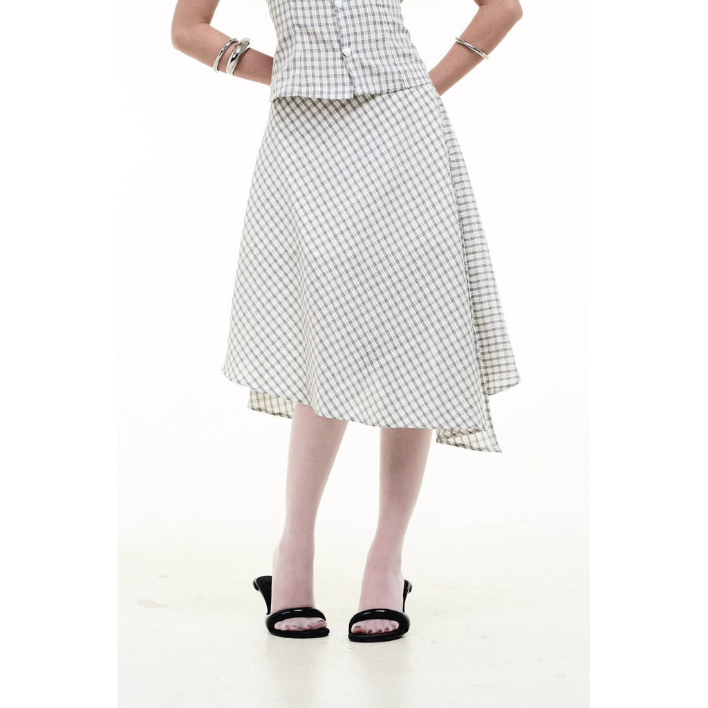 Tus.Atelier Hope Plaid Mini Skirt