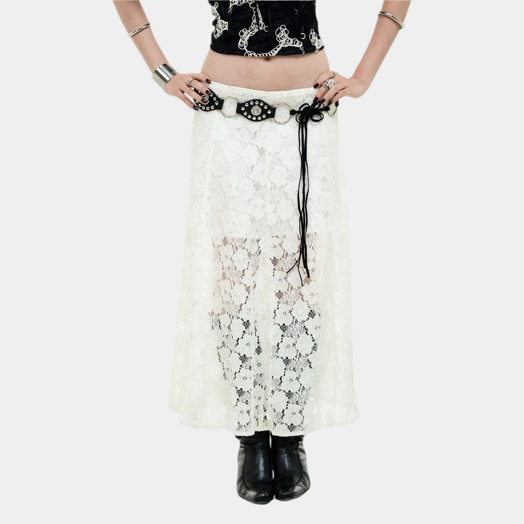 Tus.Atelier Camellia Floral Long Skirt