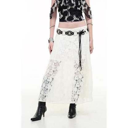 Tus.Atelier Camellia Floral Long Skirt