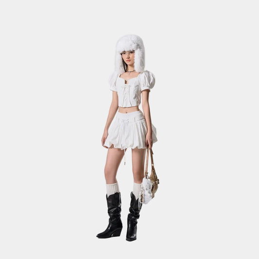 Cera Bubble Mini Skirt