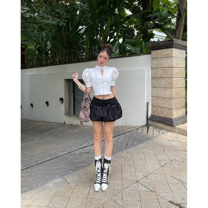 Cera Bubble Mini Skirt