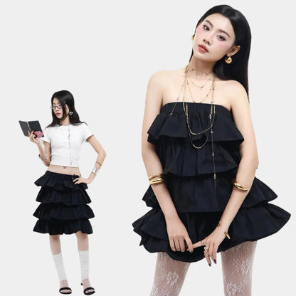 Tus.Atelier Flared Circle Skirt