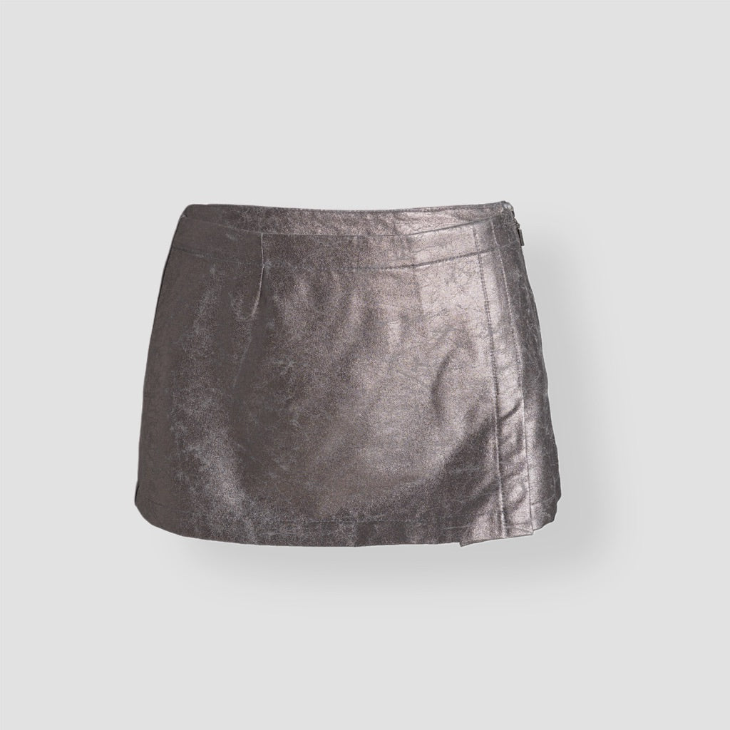 Kish Mini Leather Skirt