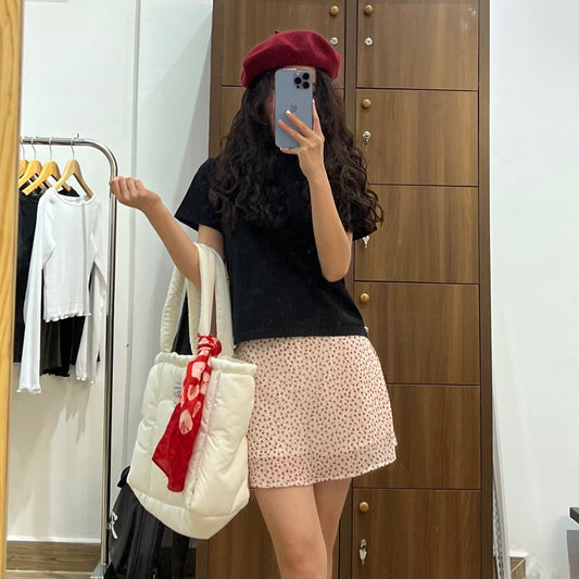 Aufra Studio Floral Mini Skirt