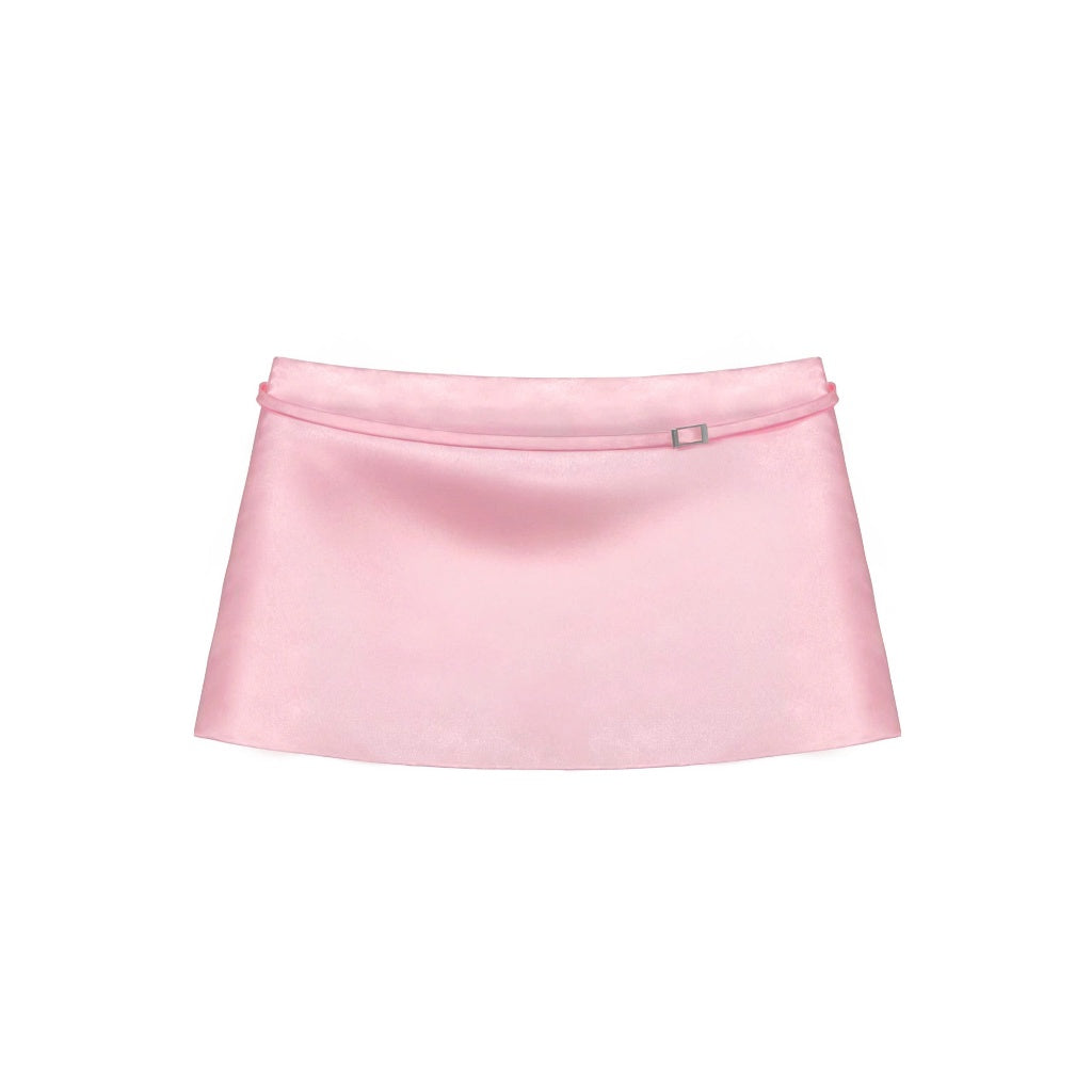 Kill System Silk A-Line Mini Skirt Queenci