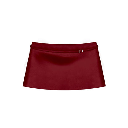 Kill System Silk A-Line Mini Skirt Queenci