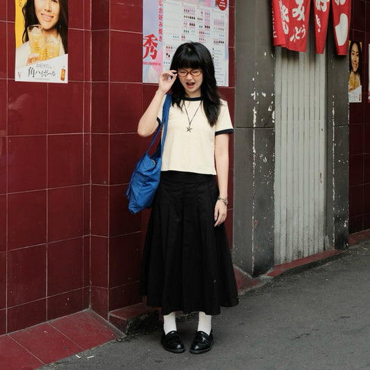 Aufra Studio Low-Waist Pleated Skirt