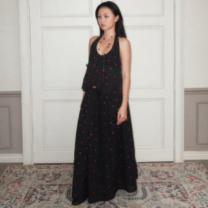 Tus.Atelier Heart Long Skirt