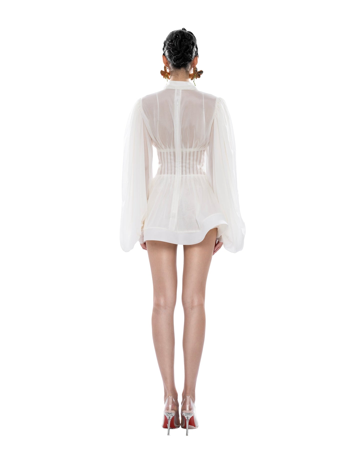 Huelleyrose Charlotte Dress - Cream