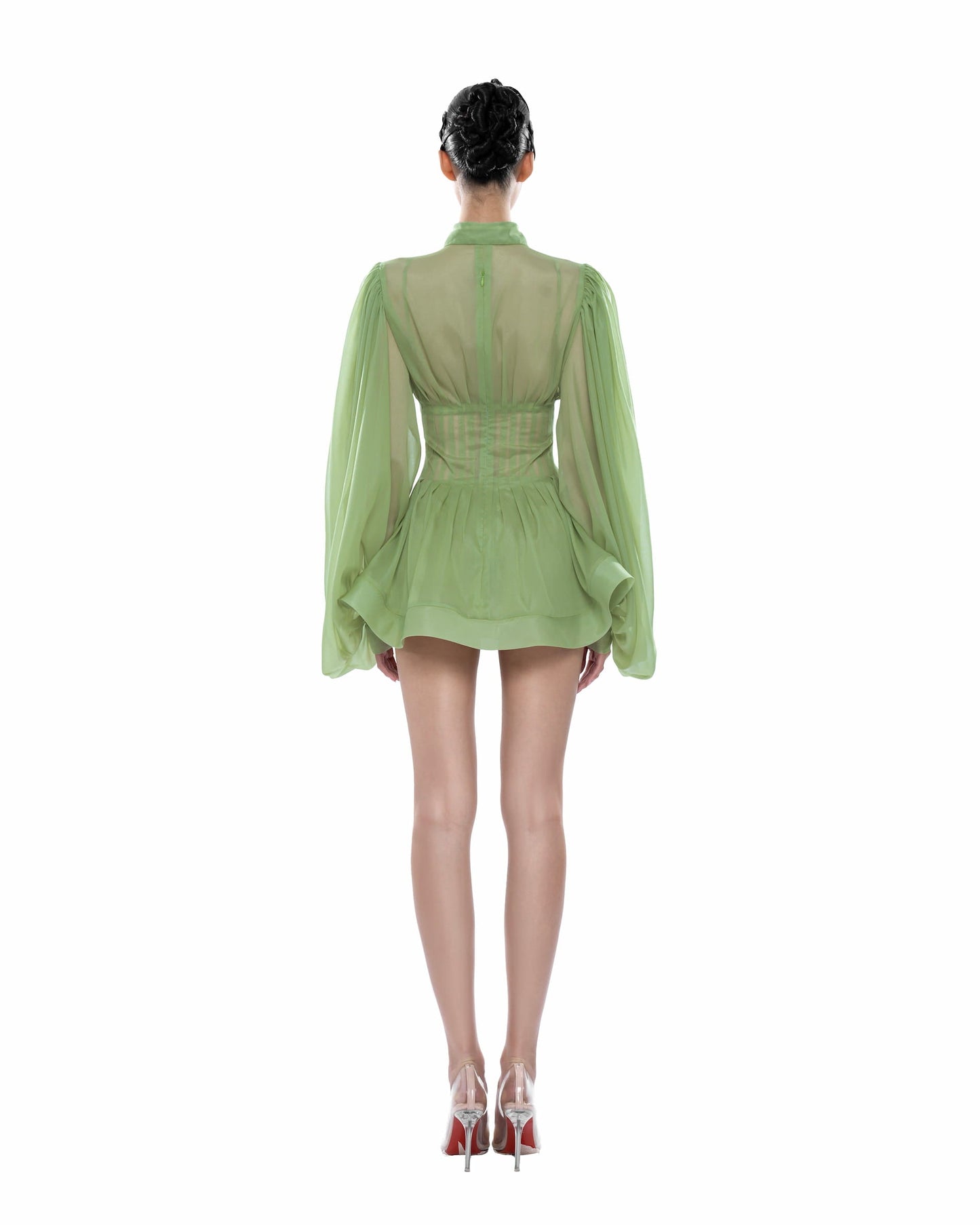 Huelleyrose Charlotte Dress - Green