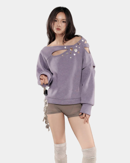 Bunny Hill Charo Sweater (Purple Blue)