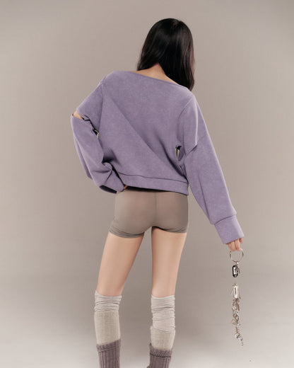 Bunny Hill Charo Sweater (Purple Blue)