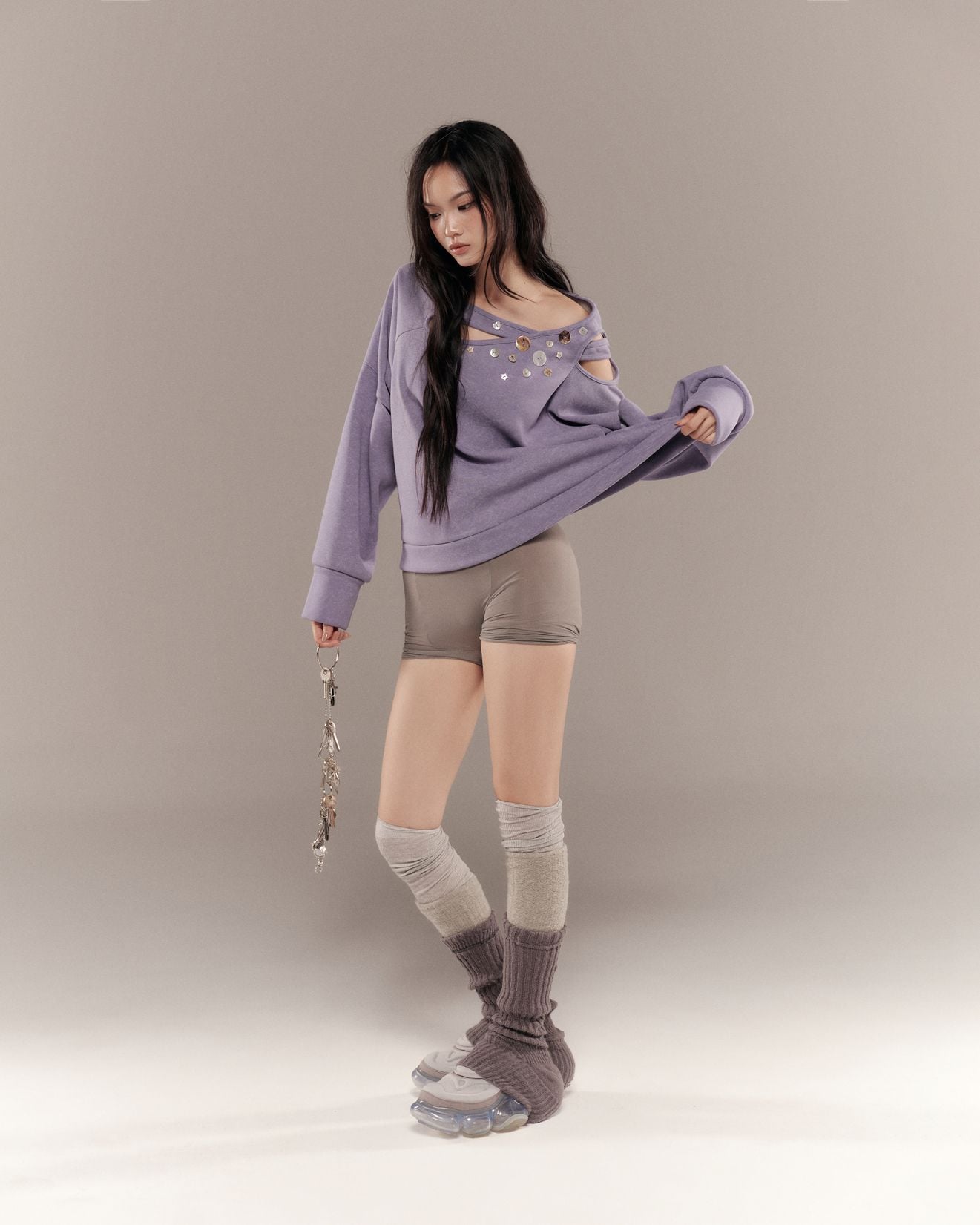 Bunny Hill Charo Sweater (Purple Blue)