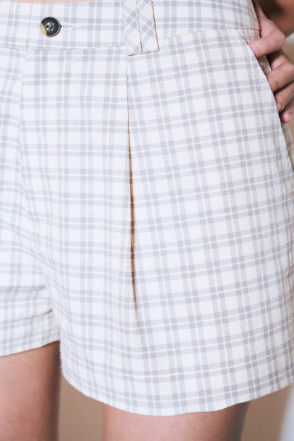 Libe Checked Shorts (Pre-order)