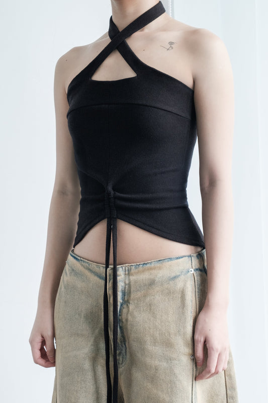 Bunny Hill Cherie Halter Top (Pre-order) - Em Clothing