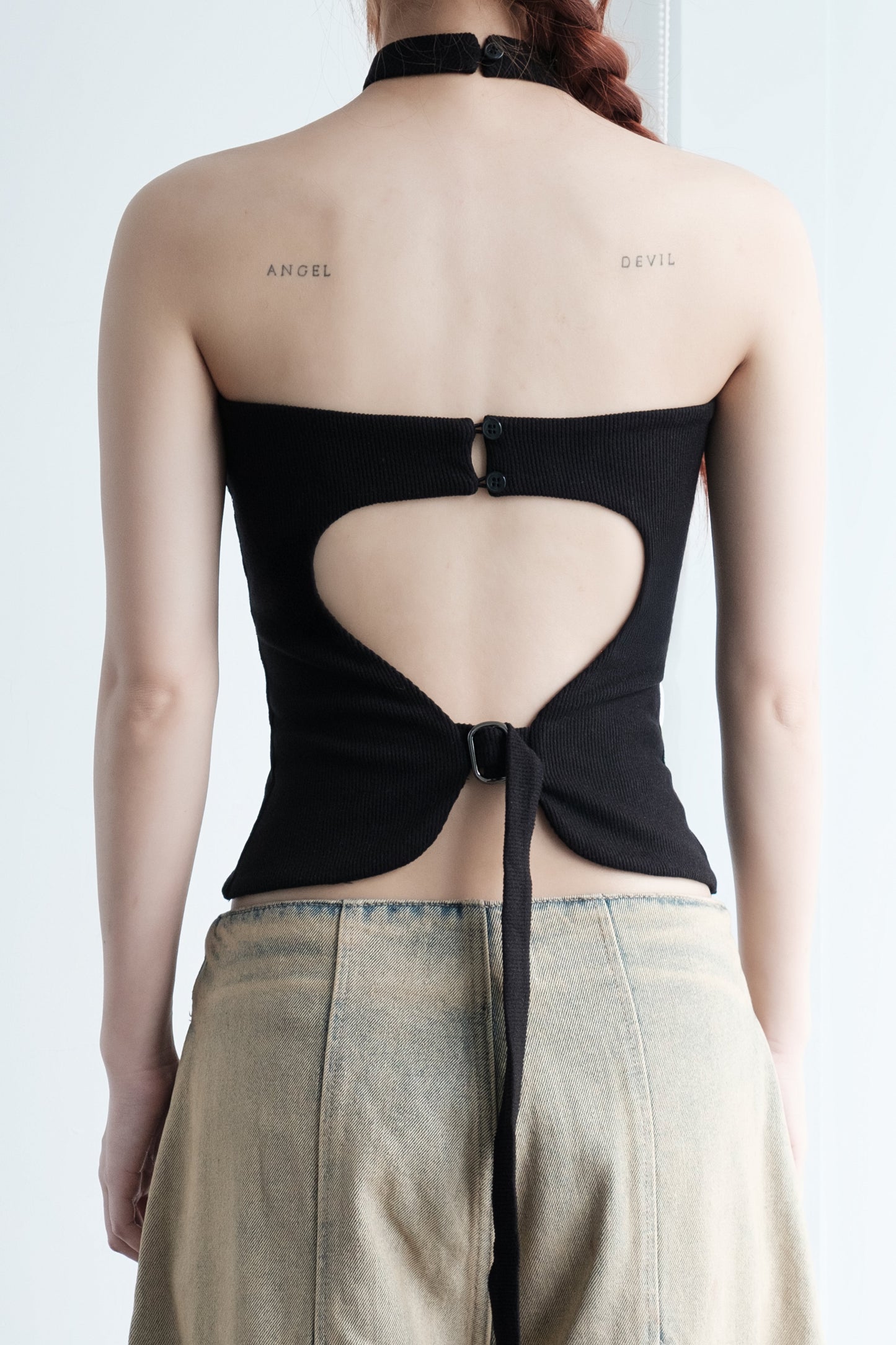 Bunny Hill Cherie Halter Top (Pre-order) - Em Clothing