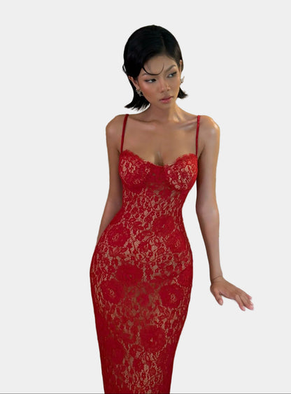 Iamcoco Cherished Lace Dress