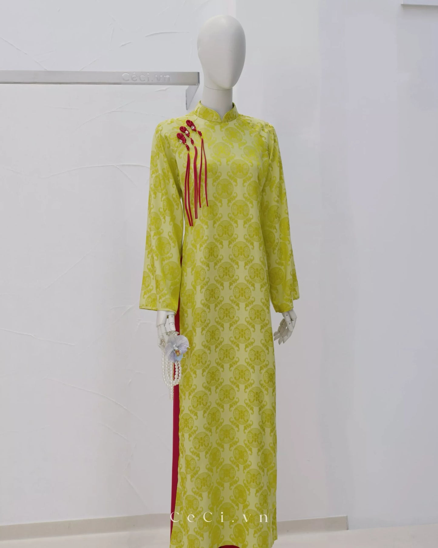Ceci Chieu Giao Ao Dai