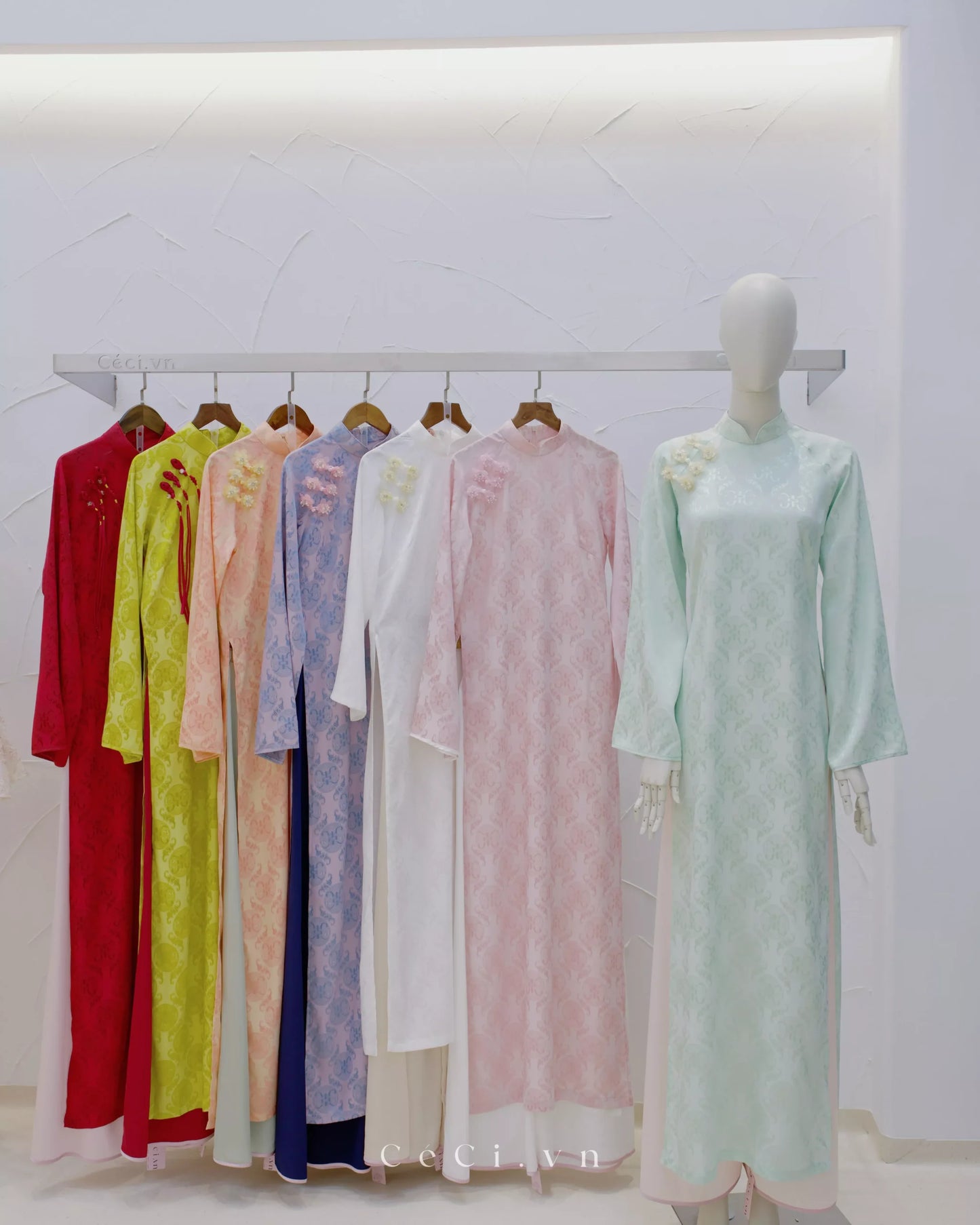 Ceci Chieu Giao Ao Dai