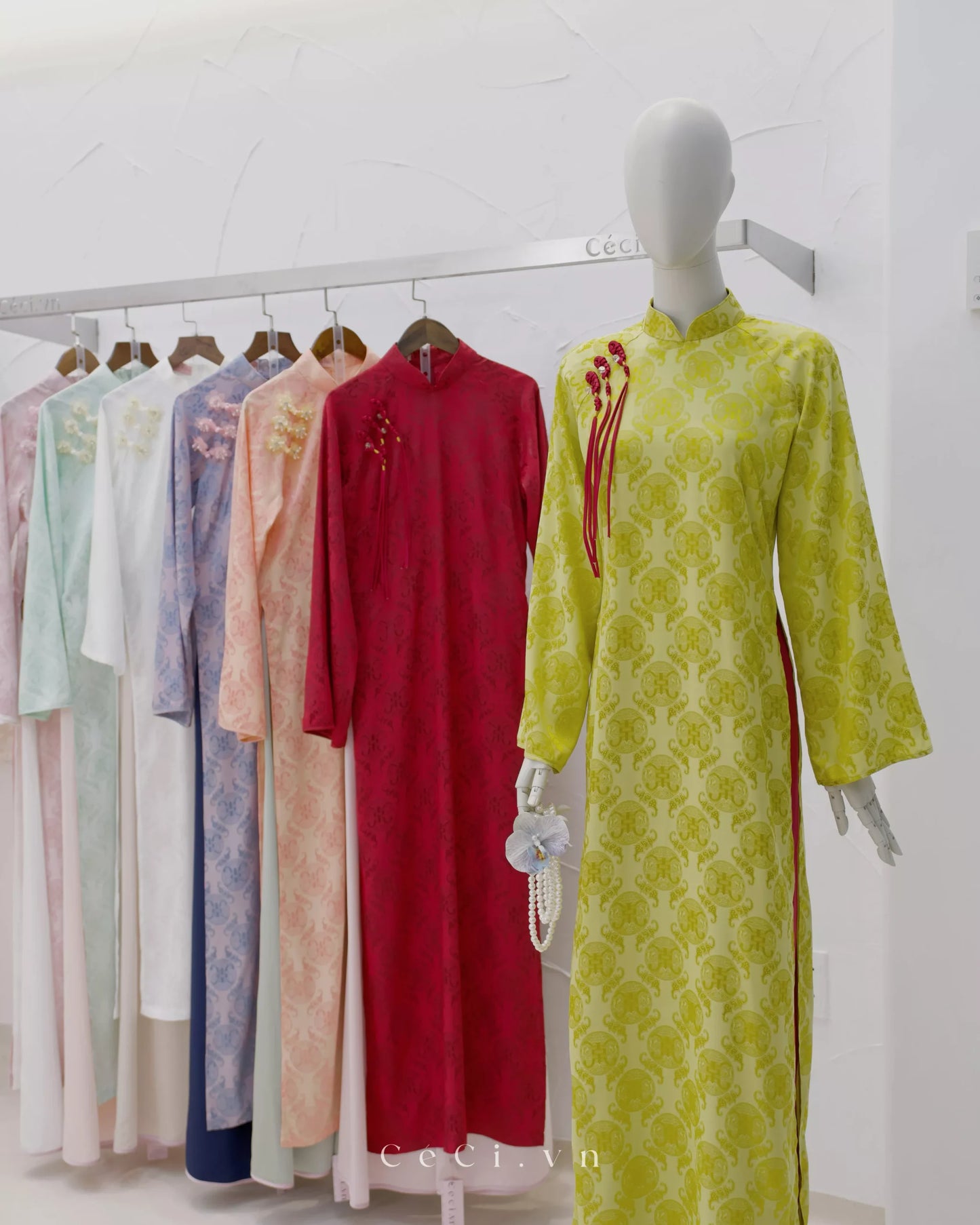 Ceci Chieu Giao Ao Dai