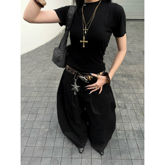 Chosen Kaki Wide Leg Trousers