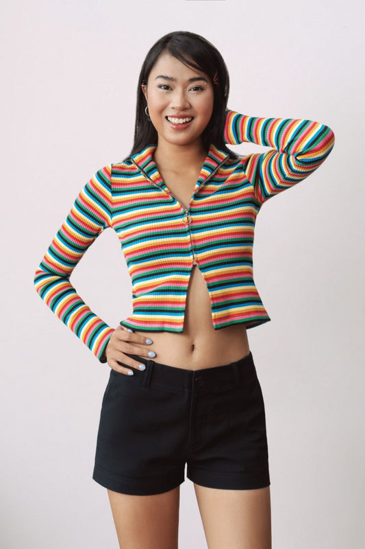 Libe Colorful Zipper Top (Pre-order)