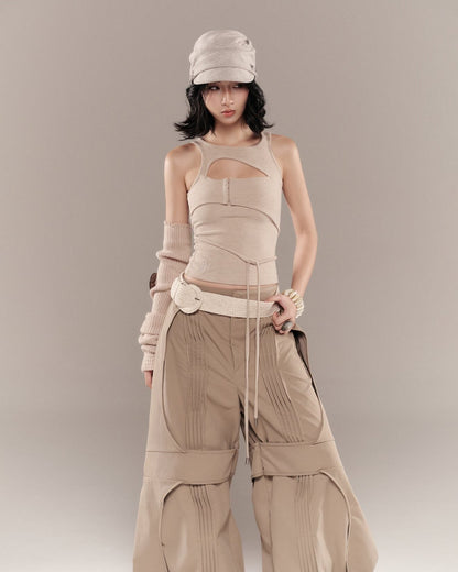 Bunny Hill Conrad Sleeveless Top (Sand Beige)
