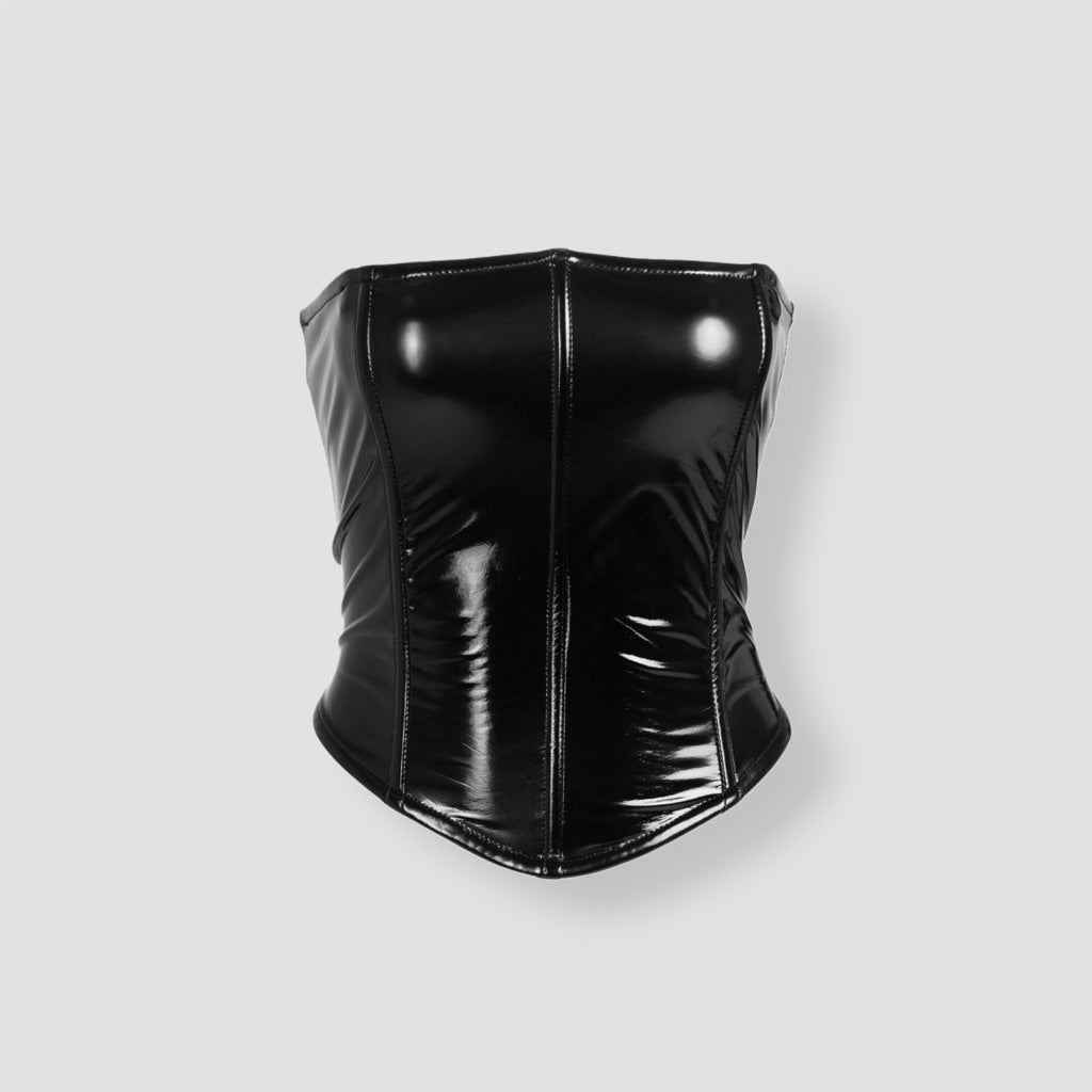 Kish Fitted Leather Corset