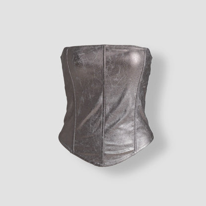 Kish Fitted Leather Corset
