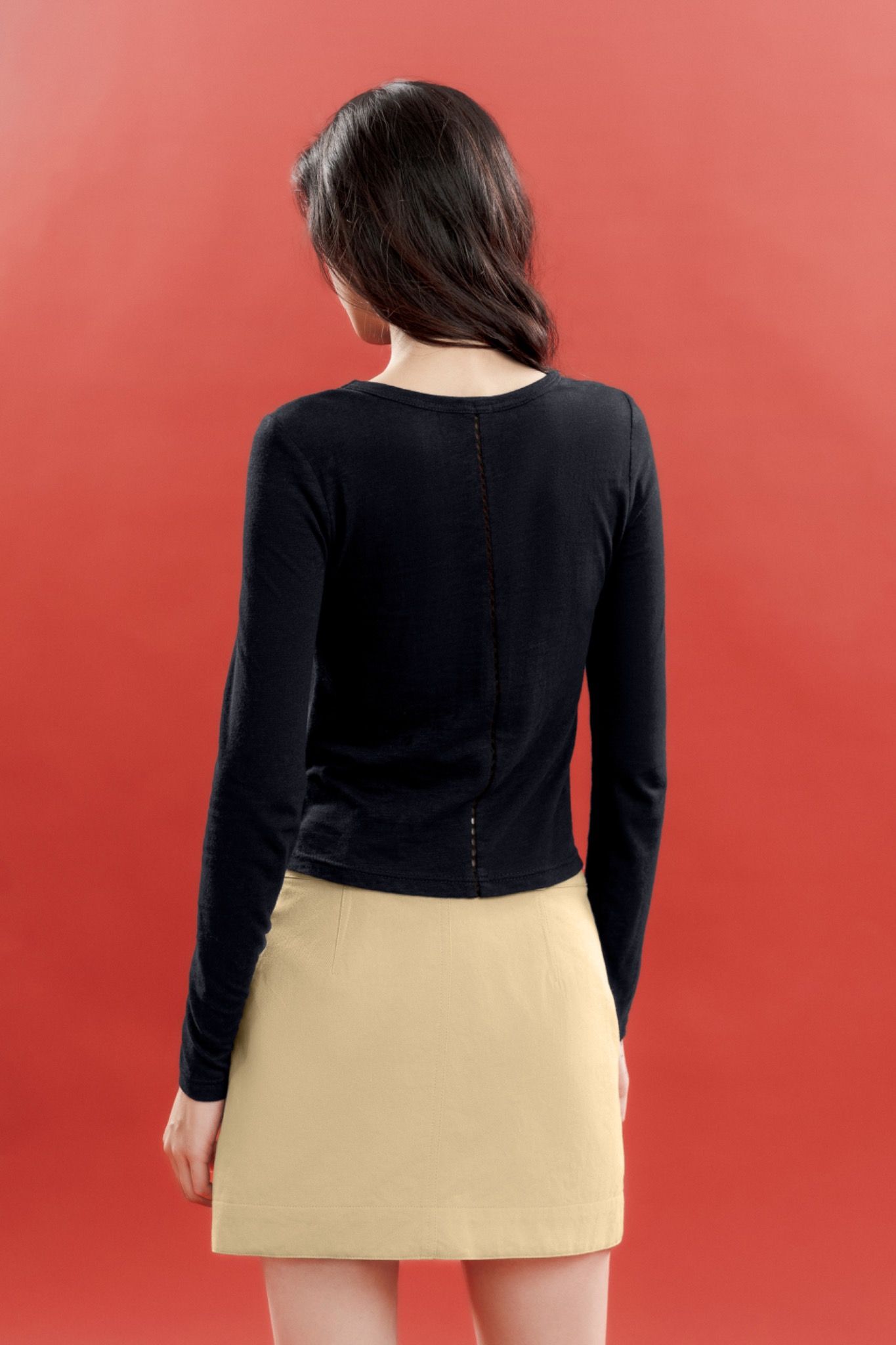 Libe Cotton Long Sleeves Top (Pre-order)