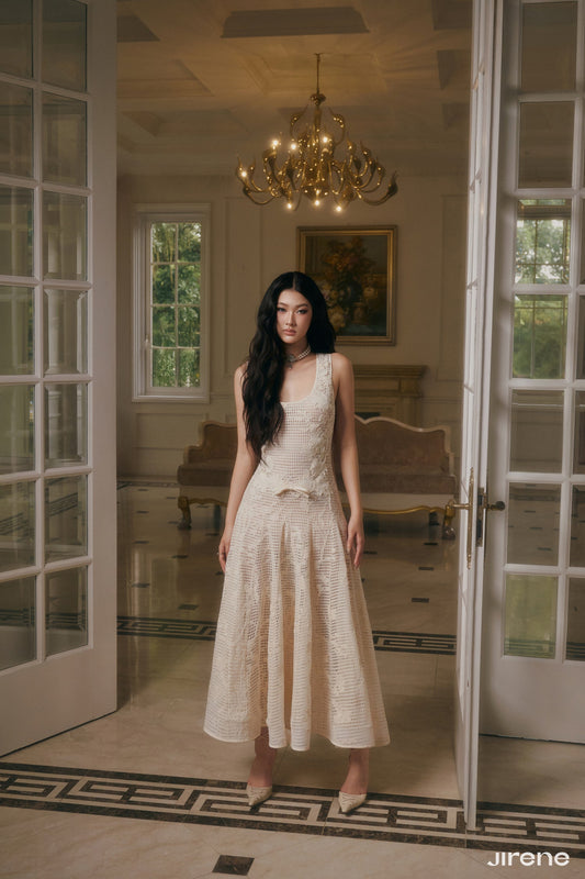Jirene Creme Dress (Pre-order)